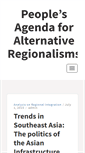 Mobile Screenshot of alternative-regionalisms.org